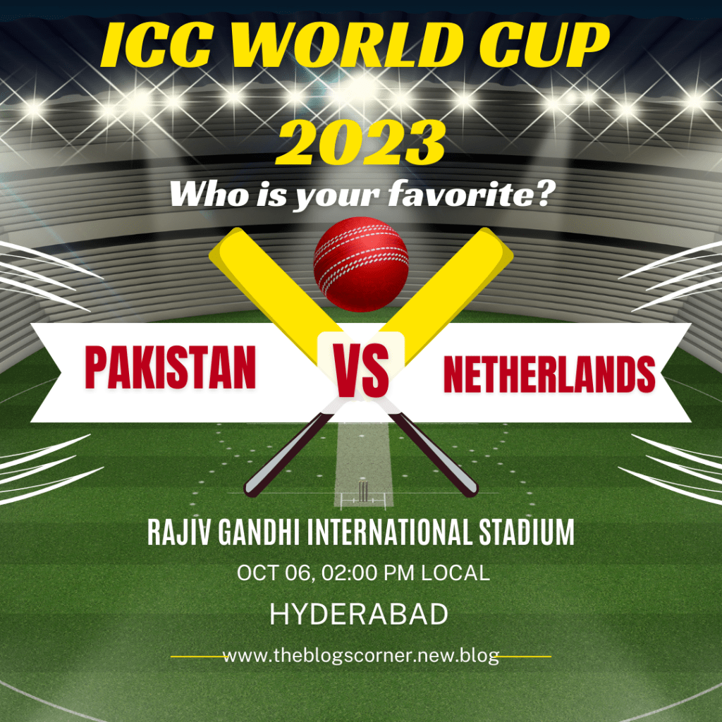Pakistan Vs Netherlands